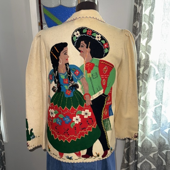 Vintage 1930’s - 1950’s Mexican Tourist Jacket - Picture 5 of 9